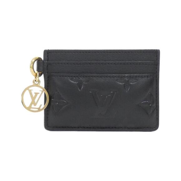 LOUIS VUITTON Black Card Holder - Picture 1 of 3